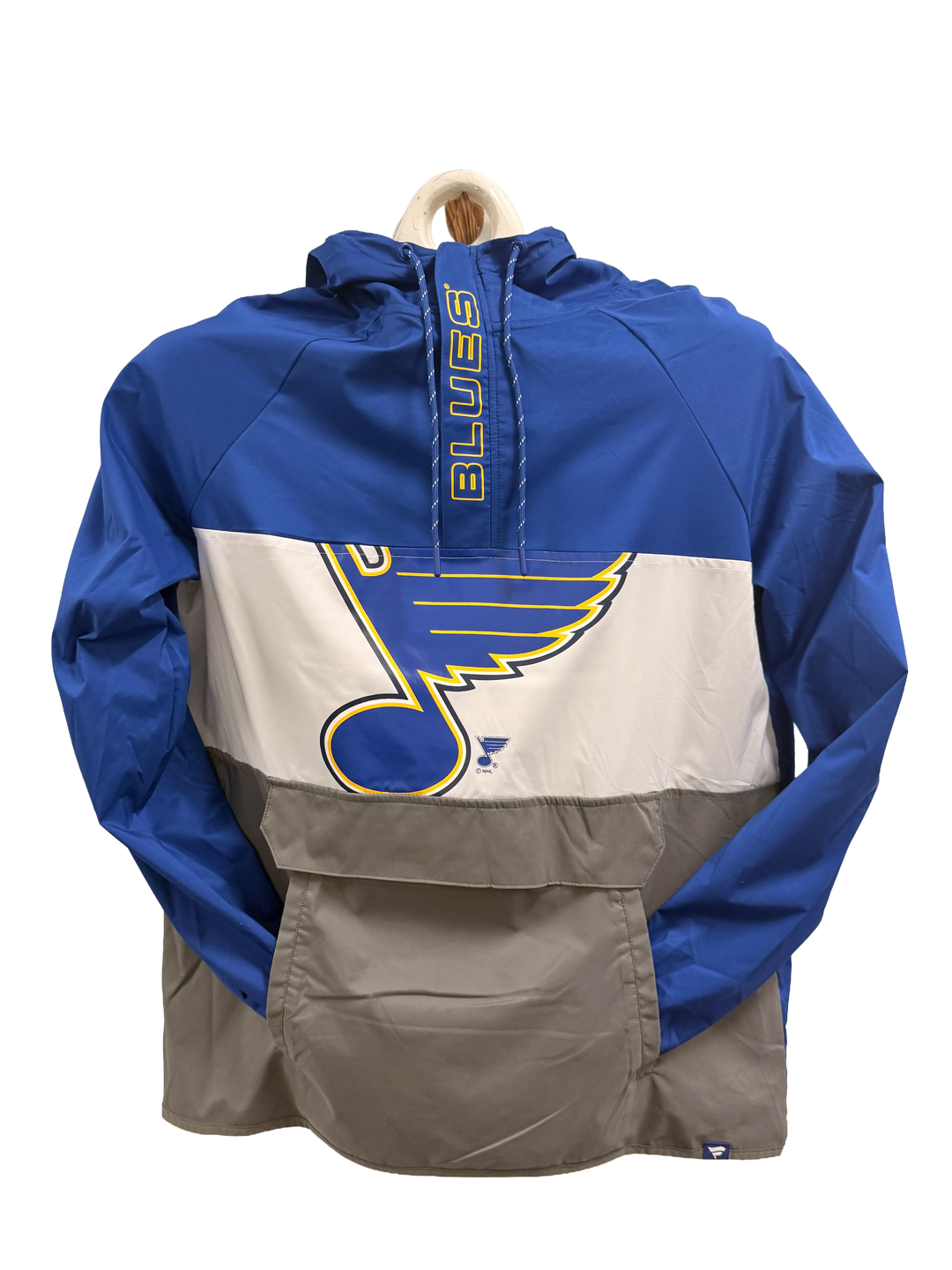 ST. LOUIS BLUES WINDBREAKER 1/4 ZIP 1/4 Zip Fanatics