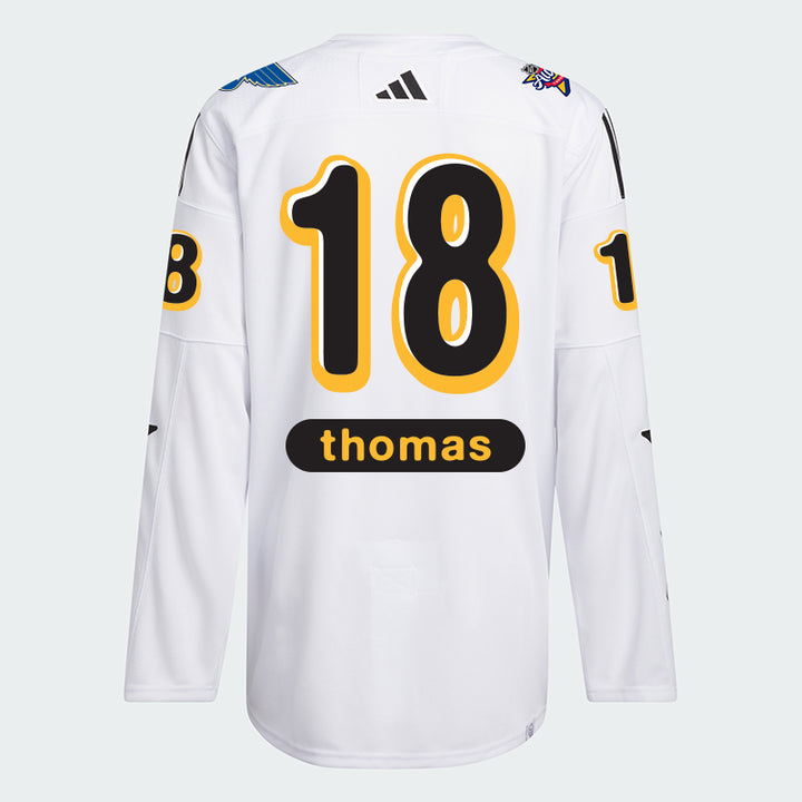 2024 NHL ALL-STAR THOMAS #18 ADIDAS X DREW HOUSE AUTHENTIC JERSEY - WHITE