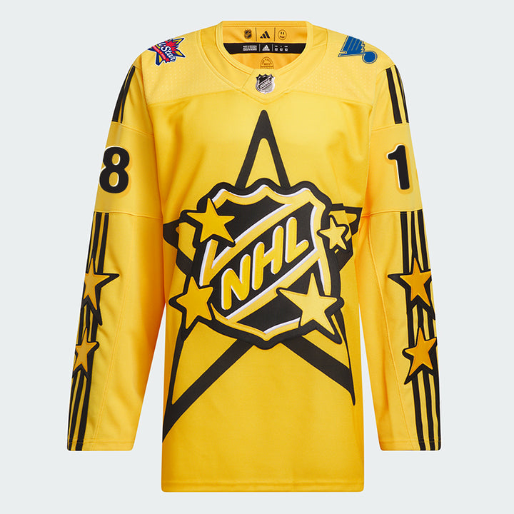 2024 NHL ALL-STAR THOMAS #18 ADIDAS X DREW HOUSE AUTHENTIC JERSEY - YELLOW