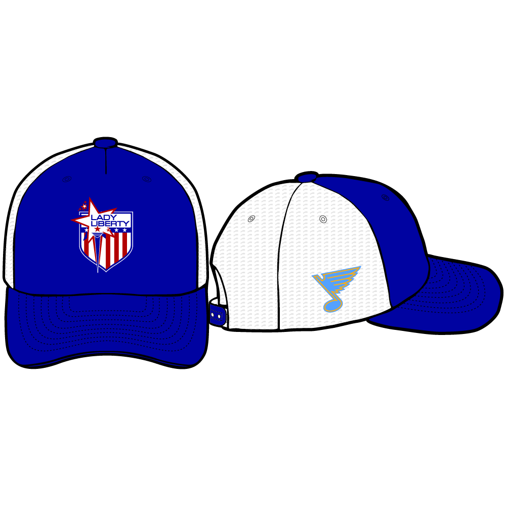 Capx Rld Logo LADY LIBERTY CAPX 2025 MESH SNAPBACK - ROYAL/WHITE – STL Authentics