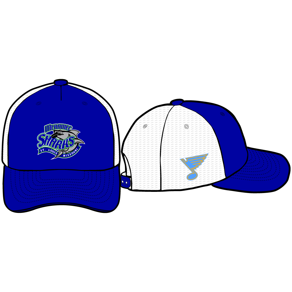 2025 Youth Hockey Association Hat - Meramec Sharks Hat CapX
