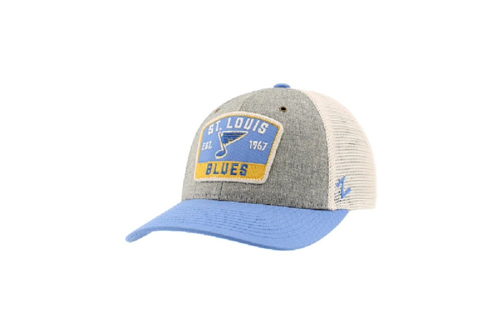 ST. LOUIS BLUES ZEPHYR HERITAGE SWITCHBACK MESH SNAPBACK - MULTI