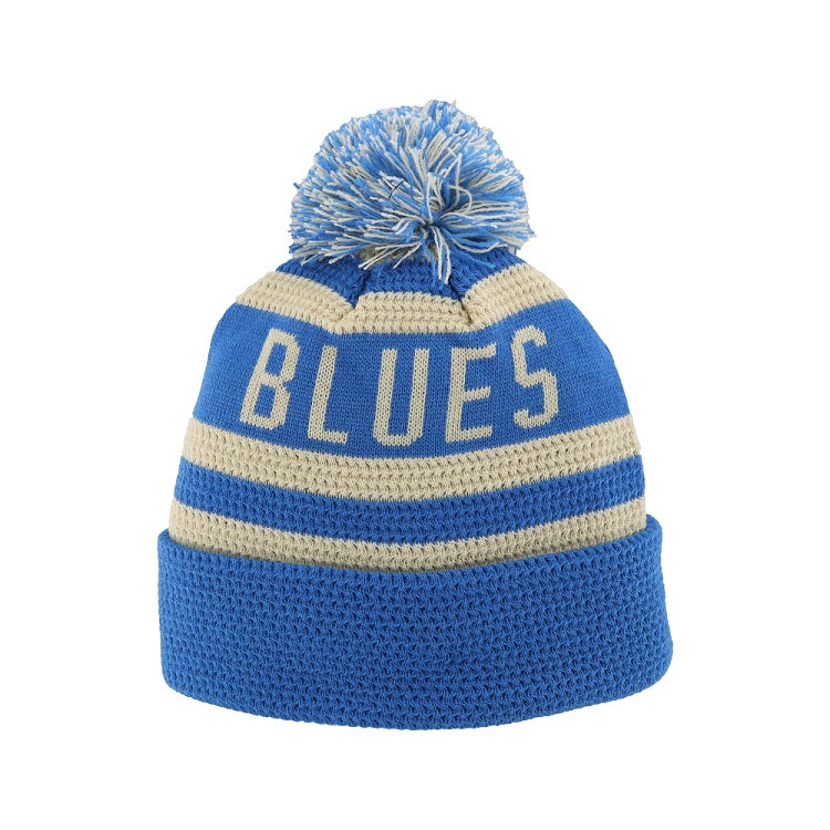 St. Louis Blues adidas Marled Cuffed Knit Hat - Black/White