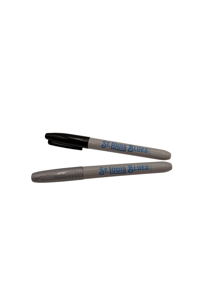 ST. LOUIS BLUES SHARPIE SILVER Markers Sharpie