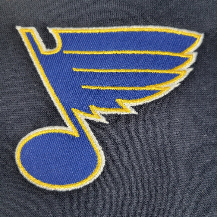ST. LOUIS BLUES SERIES SIX BIG STRIPE CREW - NAVY