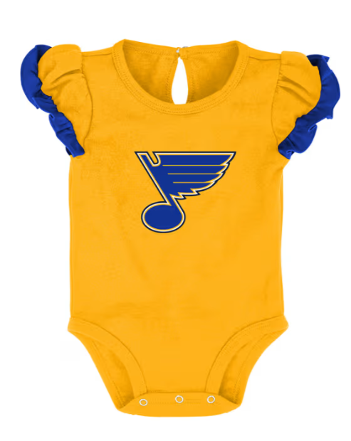 ST. LOUIS BLUES OUTERSTUFF HOCKEY STAR 2PC CREEPER SET - MULTI