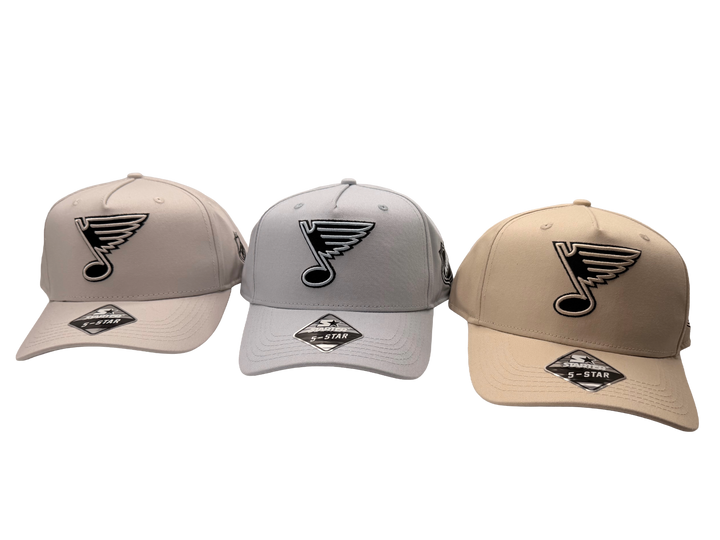 NOTE BLACK TONAL NHL SHIELD STARTER - TAN Adjustable Cap Starter