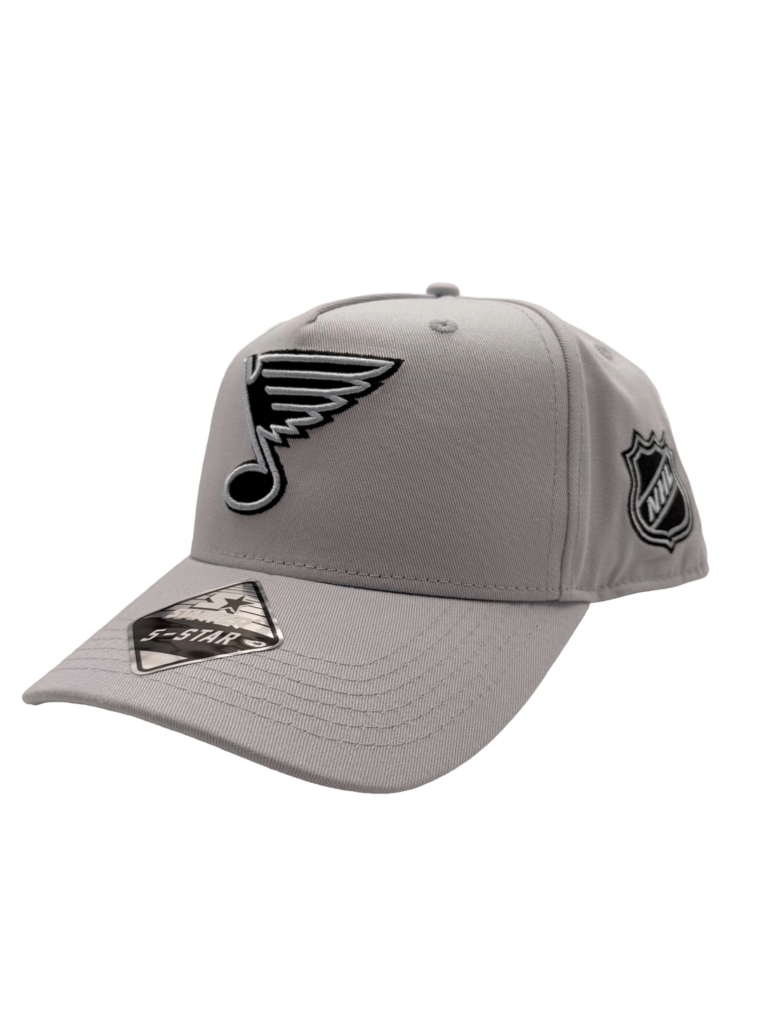 NHL NOTE AND SHIELD SNAPBACK - BLUE Adjustable Cap Starter