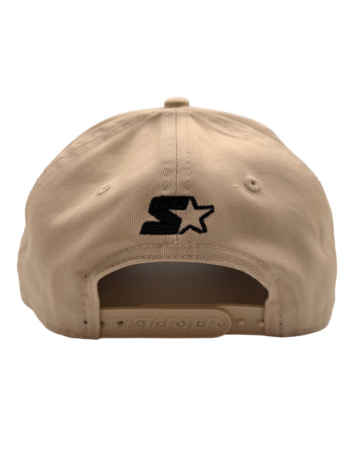 NOTE BLACK TONAL NHL SHIELD STARTER - TAN Adjustable Cap Starter