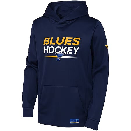 ST. LOUIS BLUES FANATICS YOUTH AP HOODIE - NAVY