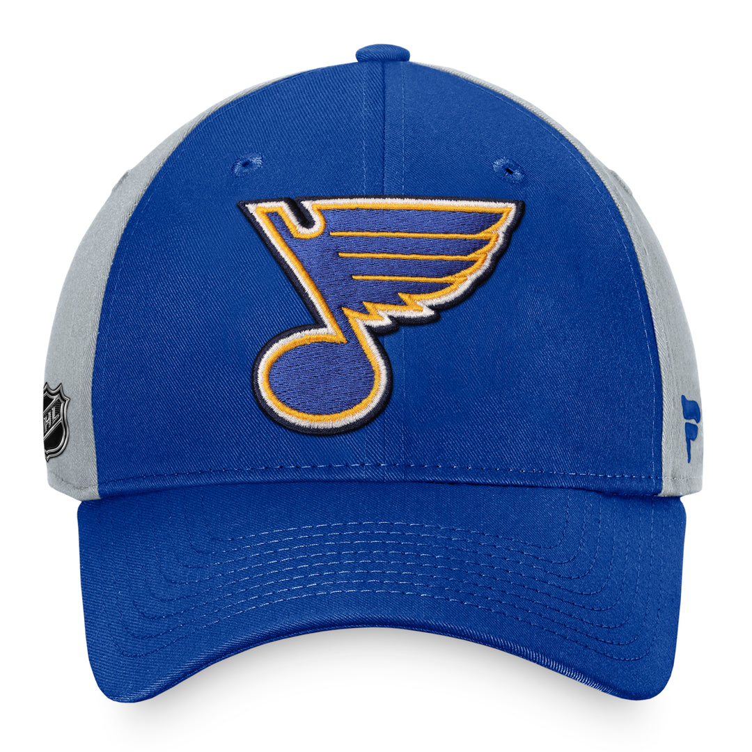 ST. LOUIS BLUES FANATICS PARTICIPANT ADJUSTABLE HAT