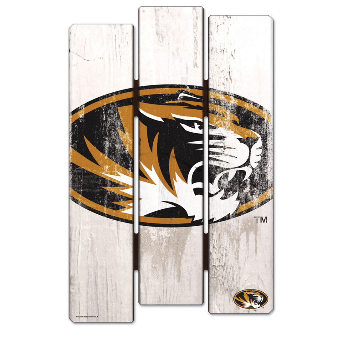 University of Missouri WinCraft 11x17 Wood Fence Sign - STL Authentics