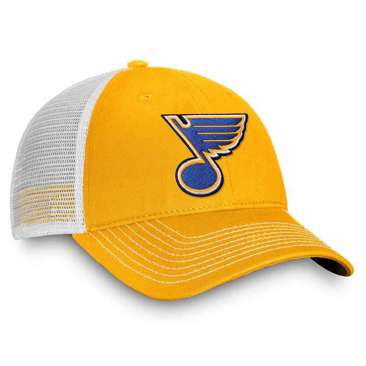 ST. LOUIS BLUES FANATICS MESH SNAPBACK - YELLOW WHITE Hat Fanatics   