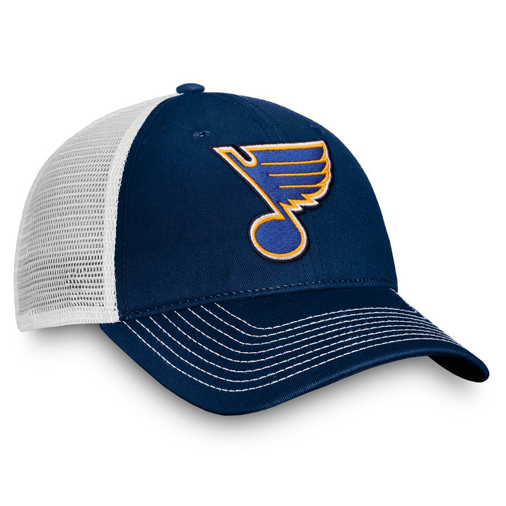 ST. LOUIS BLUES FANATICS MESH SNAPBACK - NAVY WHITE Hat Fanatics   
