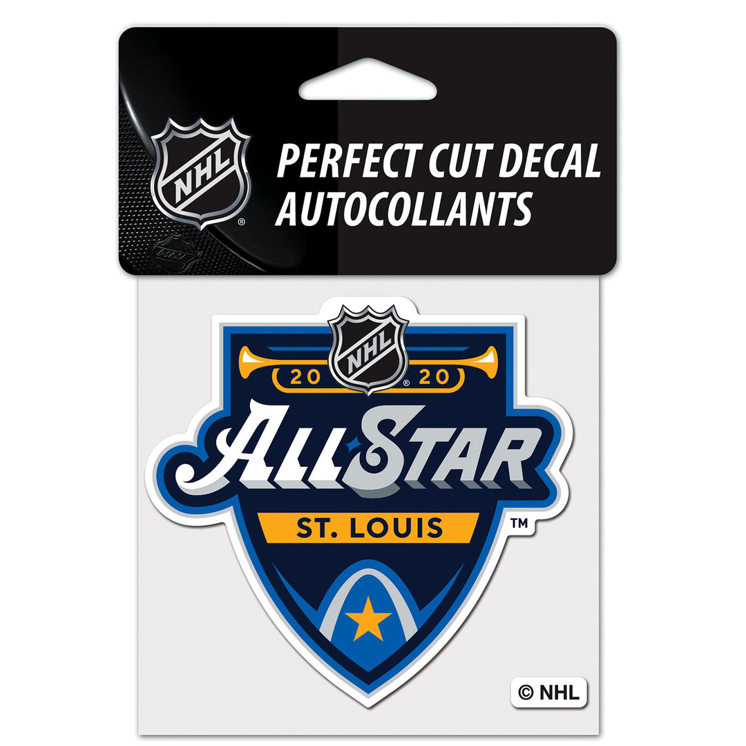 NHL All-Star 2020 WinCraft 4x4 Perfect Cut Color Decal Novelties WinCraft   