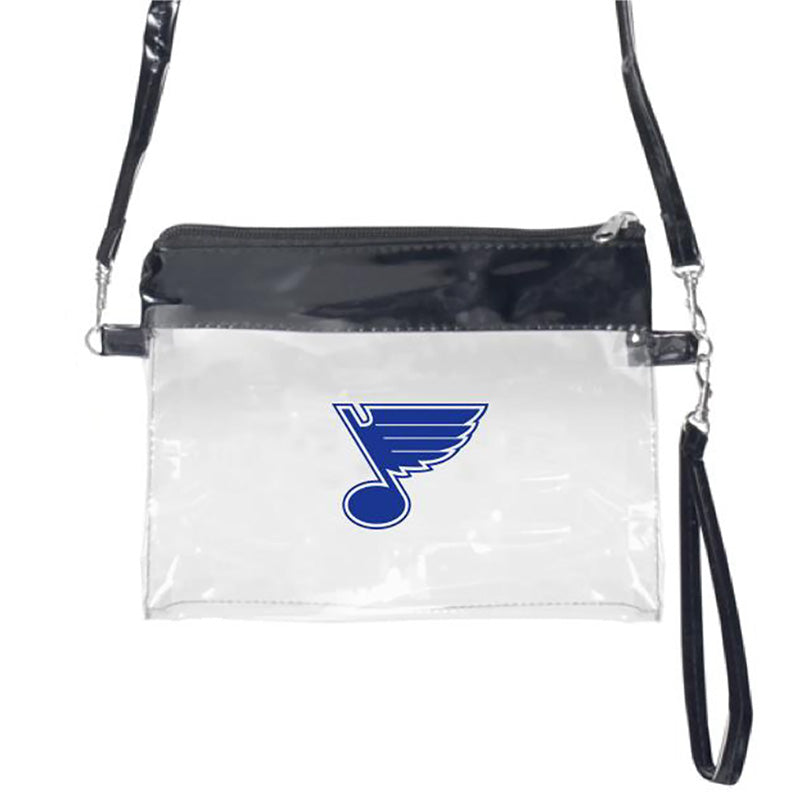 ST. LOUIS BLUES CLEAR CROSSBODY BAG Novelties STL Authentics   