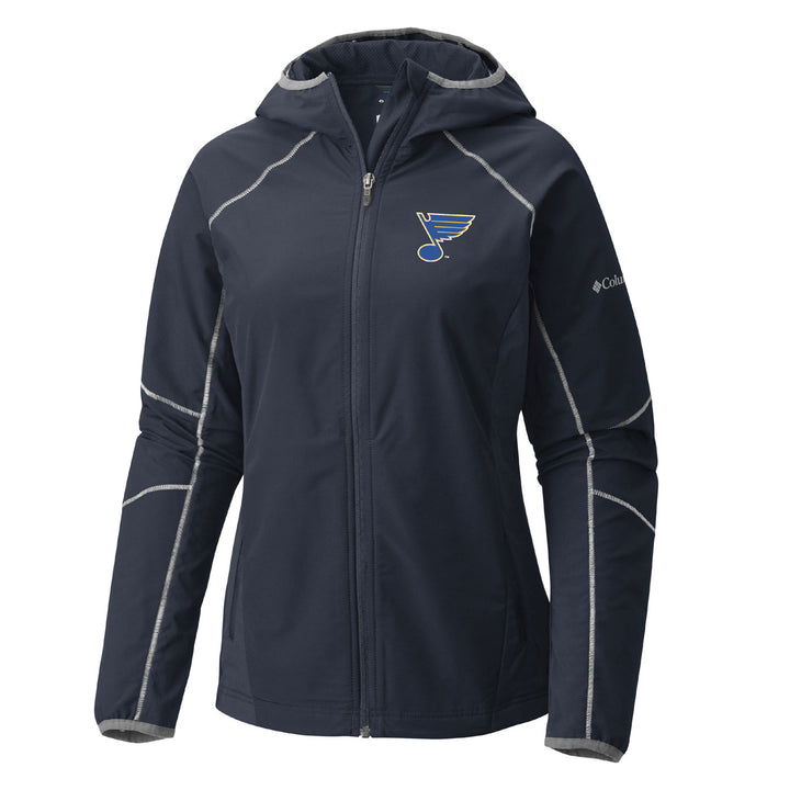 St. Louis Blues Columbia Women's Sweet As Full Zip Jacket - Navy - STL Authentics