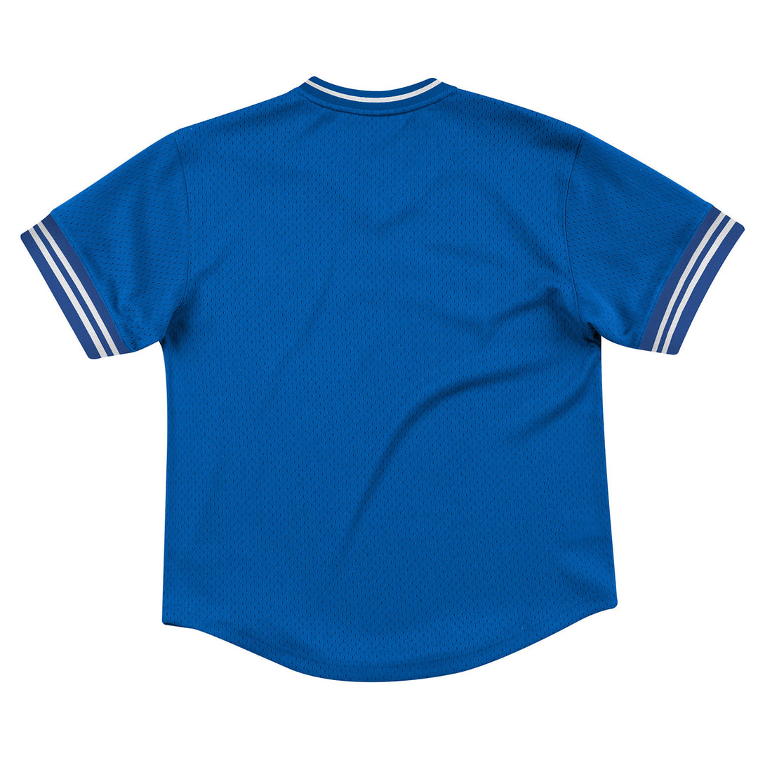 St. Louis Blues Mitchell & Ness Retro Wordmark Batting Practice Jersey - Royal - STL Authentics