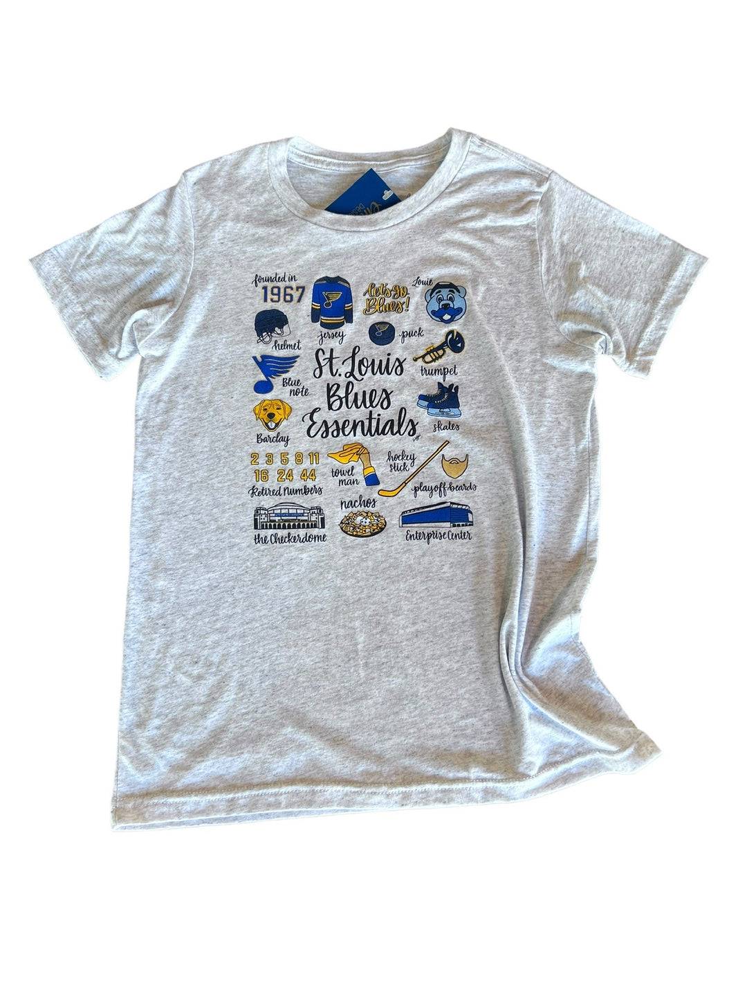 Jordan Binnington Kids Toddler T-Shirt - White - St. Louis | 500 Level