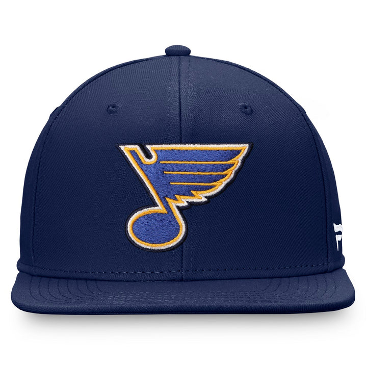 ST. LOUIS BLUES FANATICS CORE NOTE SNAPBACK - NAVY Hat Fanatics   