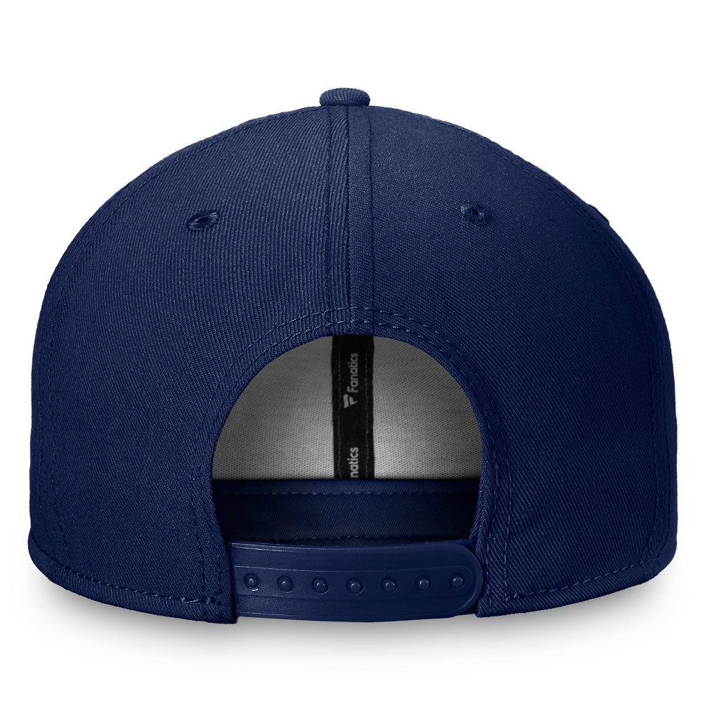 ST. LOUIS BLUES FANATICS CORE NOTE SNAPBACK - NAVY