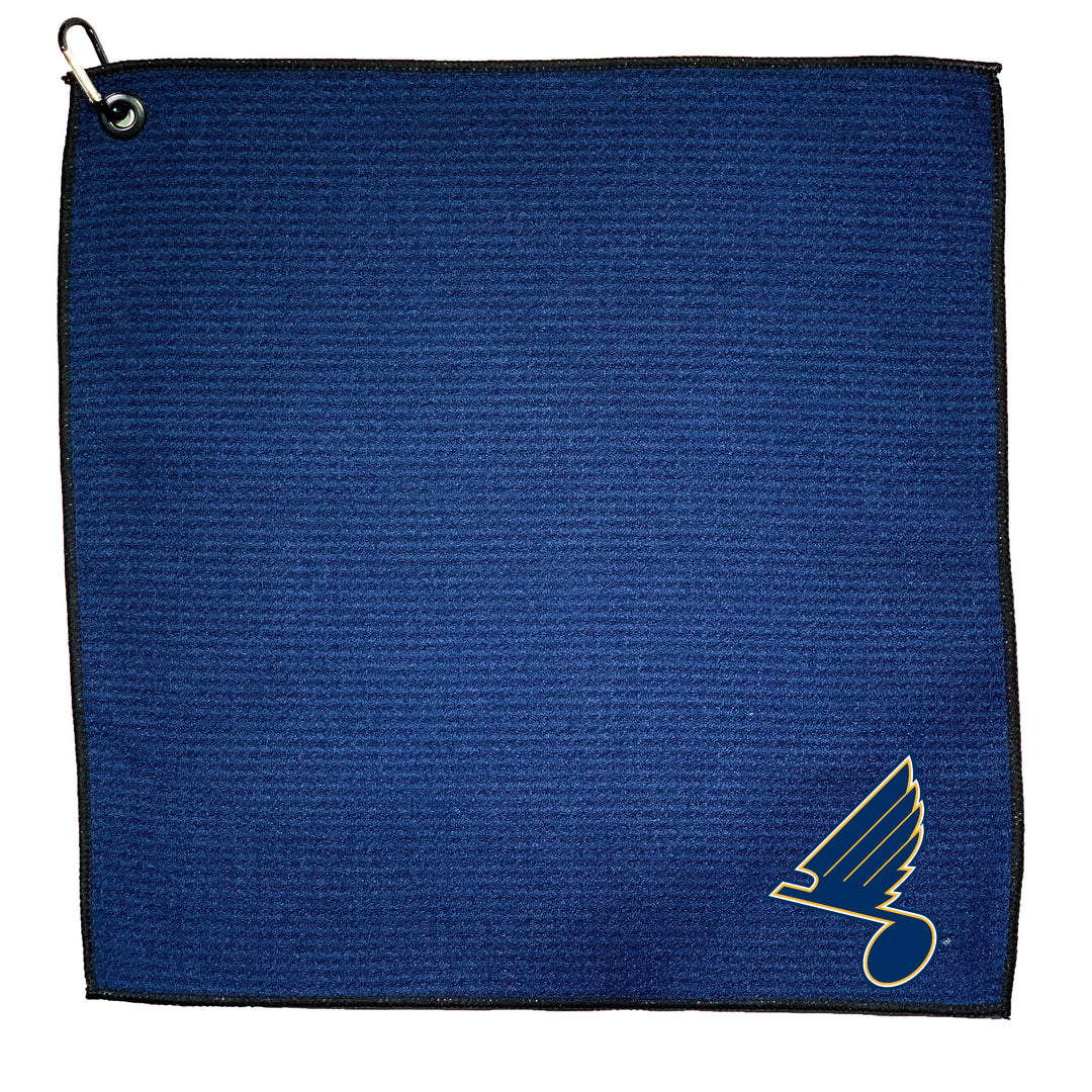 ST. LOUIS BLUES TEAM GOLF 15" X 15" MICRO FIBER TOWEL - NAVY