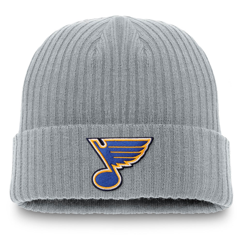 ST. LOUIS BLUES FANATICS CUFFED KNIT - GREY