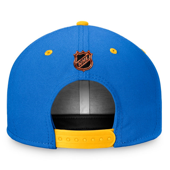 ST. LOUIS BLUES FANATICS REVERSE RETRO FLAT SNAPBACK - YELLOW BLUE