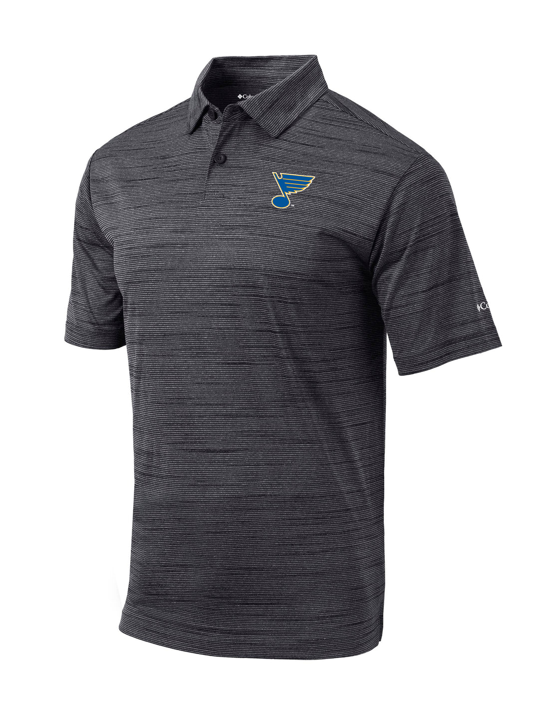 ST. LOUIS BLUES COLUMBIA SET POLO - BLACK Polo Columbia   