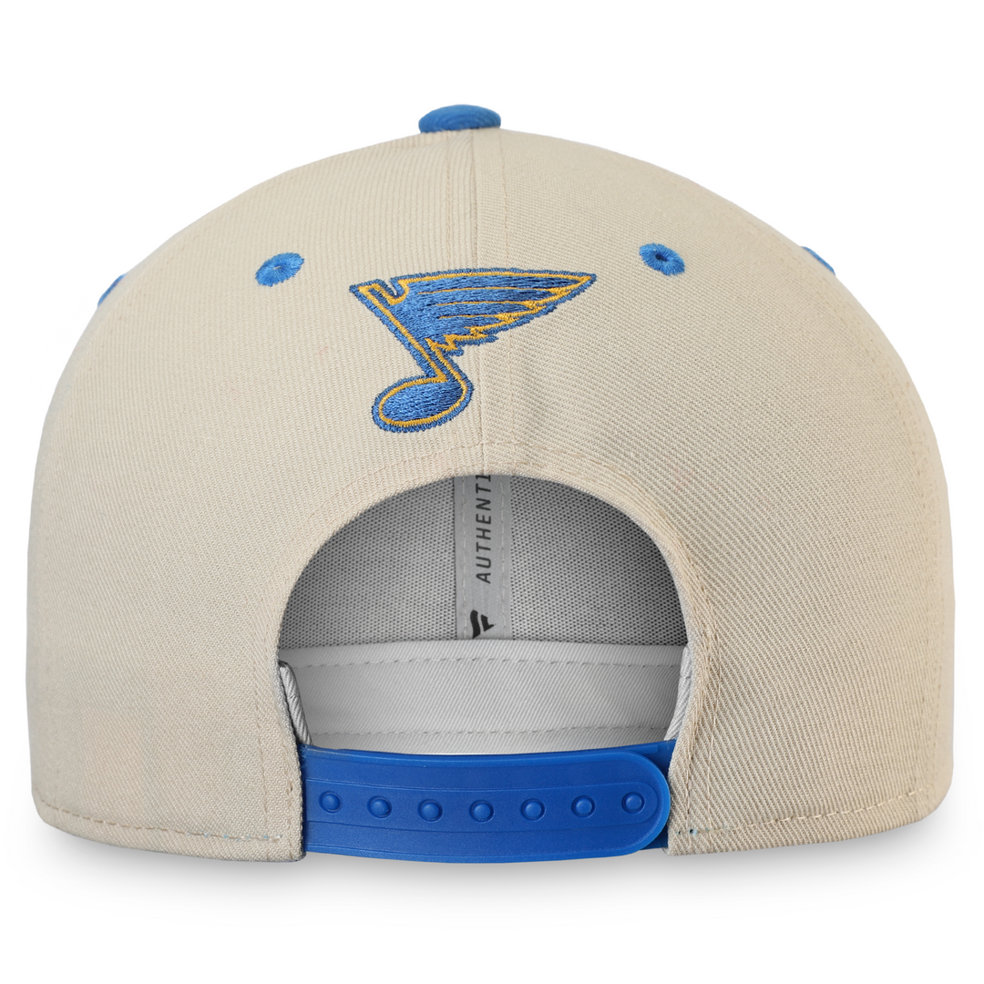 Men's St. Louis Blues Fanatics Branded Charcoal Military Appreciation Snapback  Hat