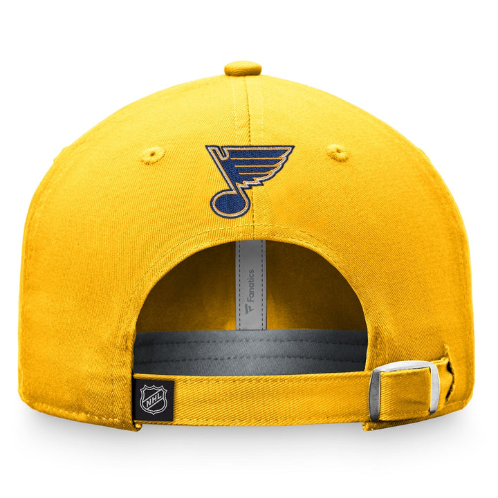 ST. LOUIS BLUES FANATICS WOMENS SCRIPT HAT - YELLOW