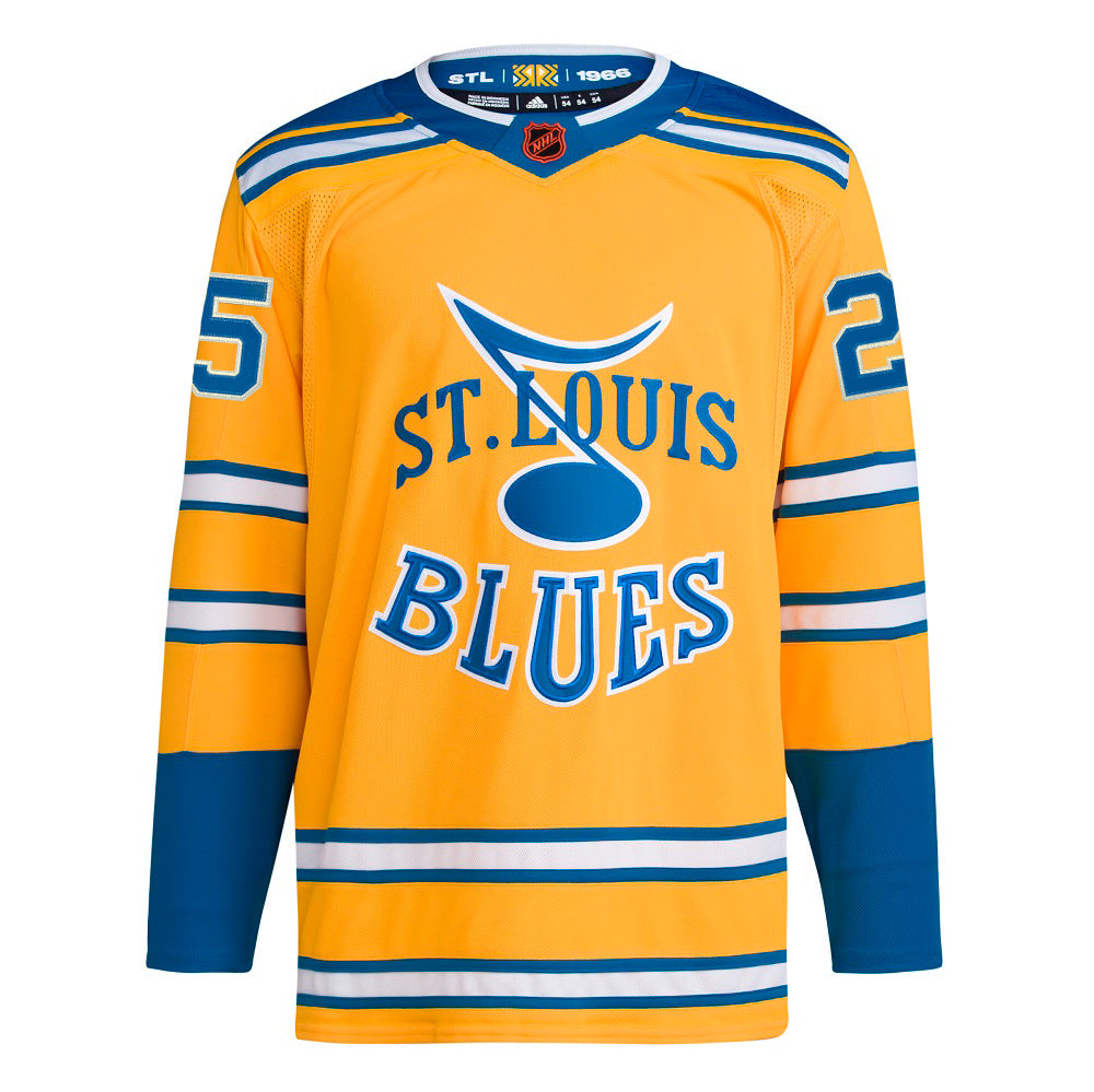 Men's Fanatics Branded Gold St. Louis Blues Authentic Pro Secondary Replen T-Shirt