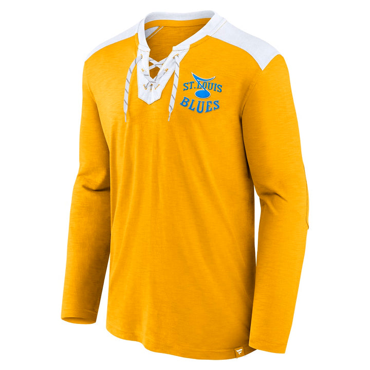 ST. LOUIS BLUES FANATICS REVERSE RETRO SPEED SKATE TOP - YELLOW T-shirt Fanatics   