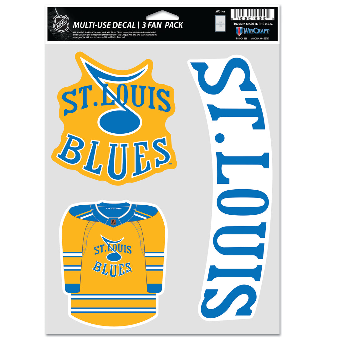 NHL St Louis Blues Vintage 90's Nutmeg Long Sleeve Sports Polo – American  Vintage Clothing Co.