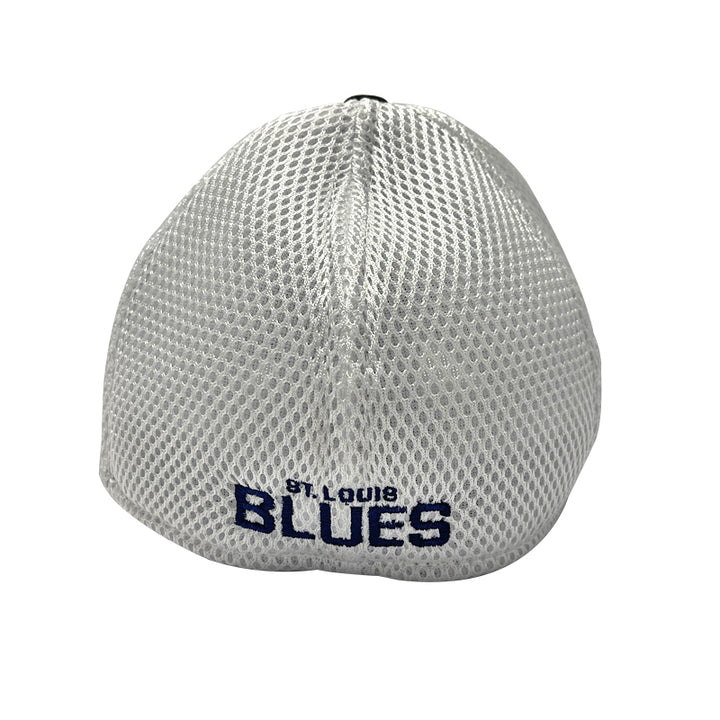 ST. LOUIS BLUES NEW ERA 39THIRTY NOTE FLEX HAT - BLACK WHITE Hat New Era   