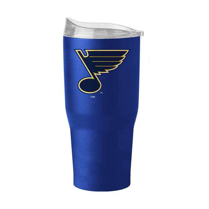 ST. LOUIS BLUES LOGO BRANDS 30OZ POWDER COAT TUMBLER - ROYAL
