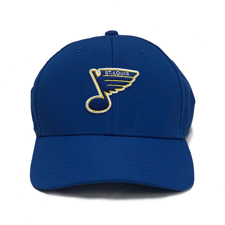 ST. LOUIS BLUES THE NORMAL BRAND PERFORMANCE VELCRO STRAPBACK Hat The Normal Brand   