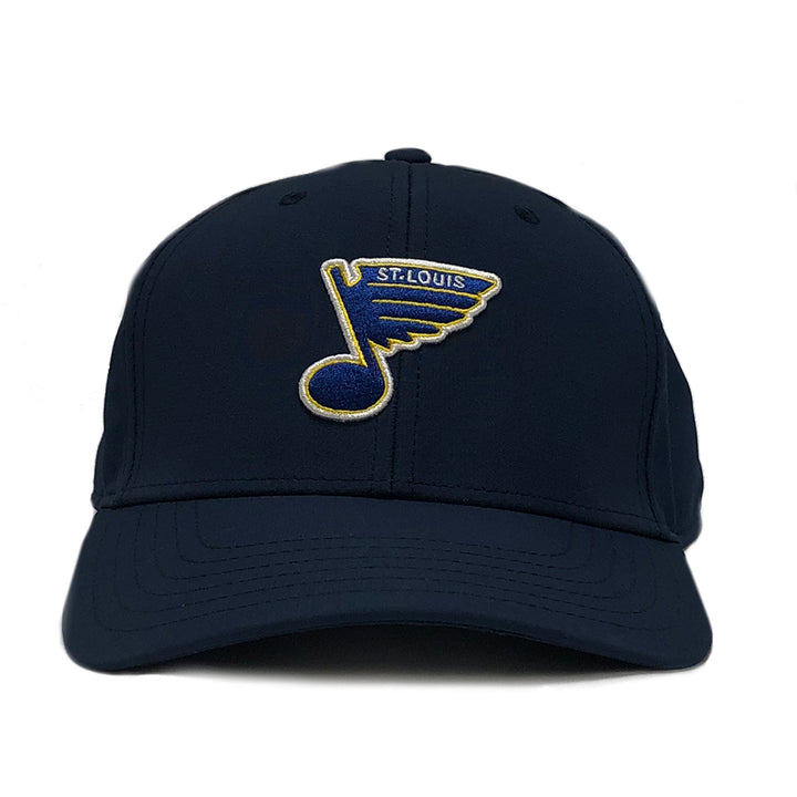 ST. LOUIS BLUES THE NORMAL BRAND PERFORMANCE VELCRO STRAPBACK Hat The Normal Brand   