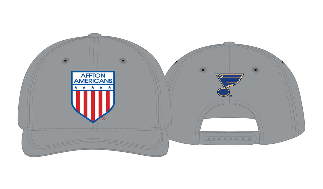 AFFTON AMERICANS - GREY SNAPBACK Program Eagle Promotions   