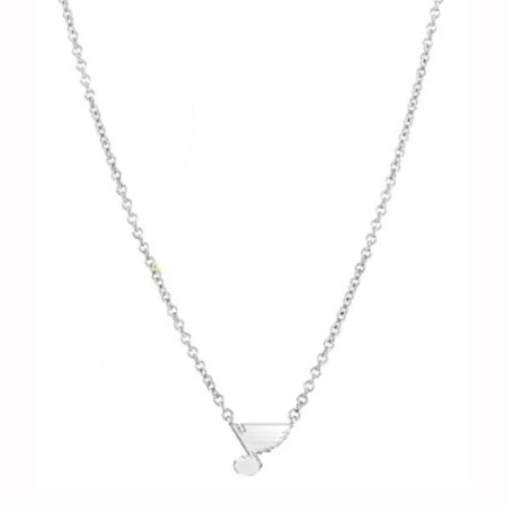 St. Louis Blues Lusso Stainless Steel Note Necklace Accessories Lusso   
