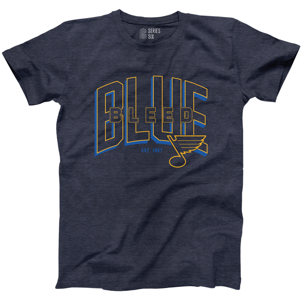 SERIES SIX BLEED BLUE NAVY SHORT SLEEVE – STL Authentics