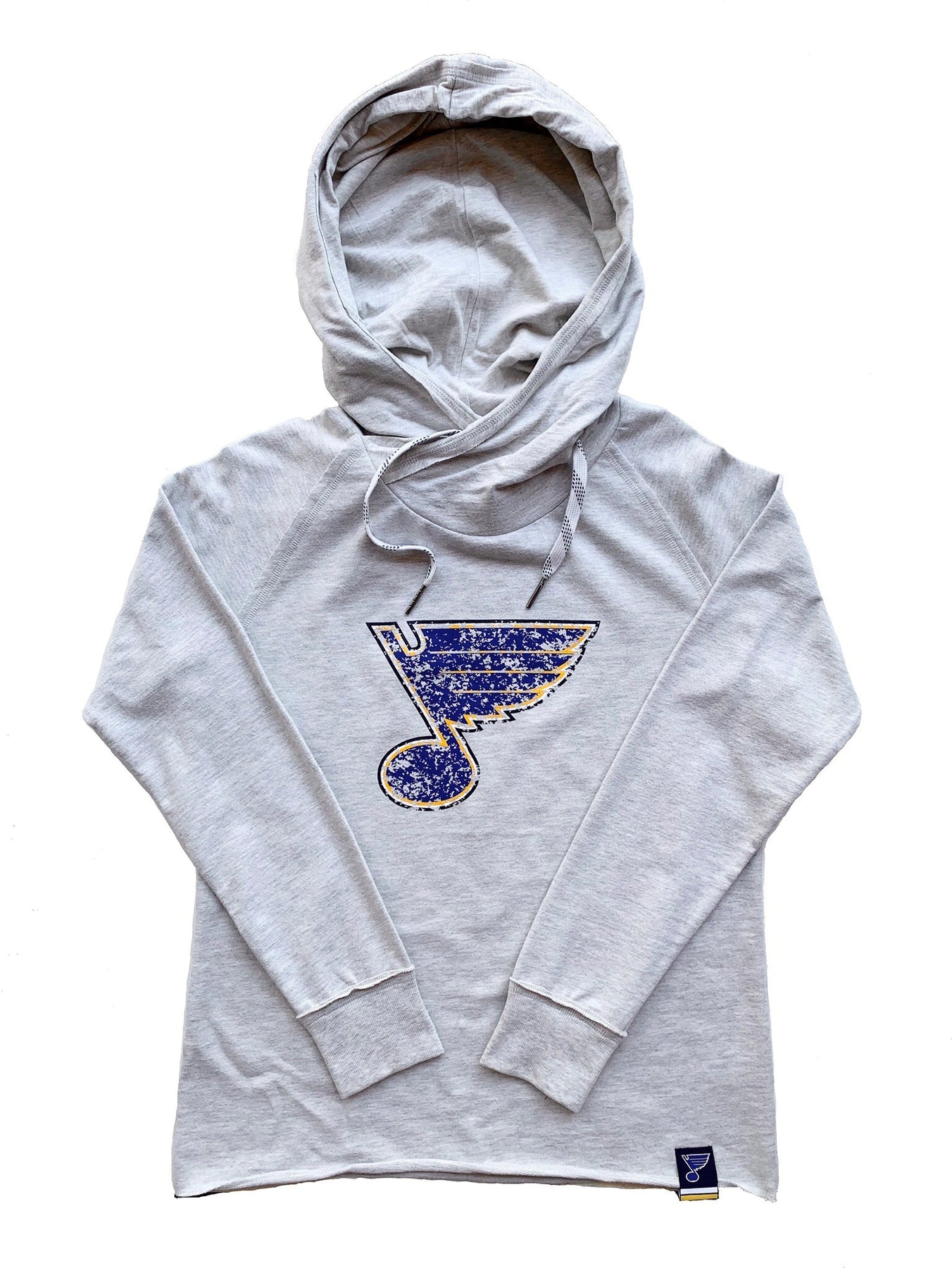 Ladies Crossover Blue Note Hoodie- Concrete – STL Authentics