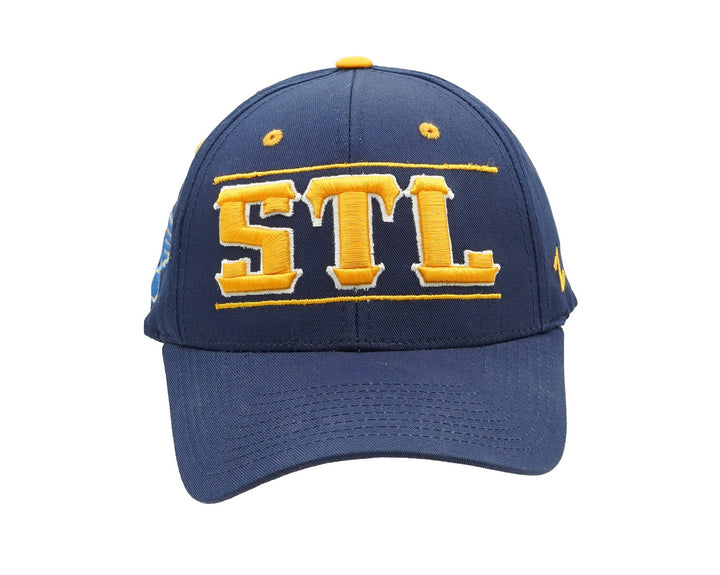 ST. LOUIS BLUES ZEPHYR CITADEL SNAPBACK HAT- NAVY