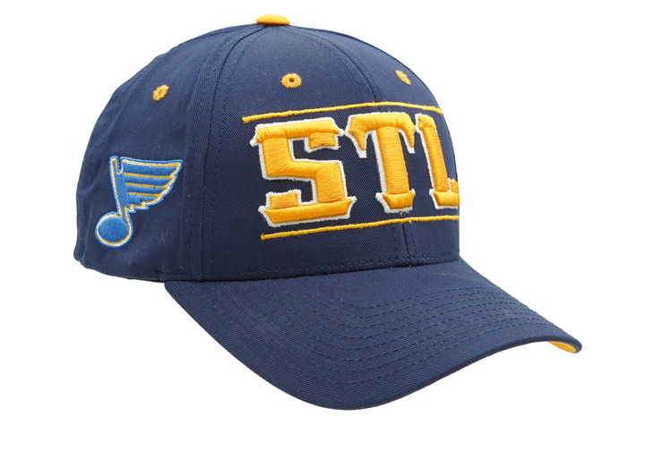 ST. LOUIS BLUES ZEPHYR CITADEL SNAPBACK HAT- NAVY