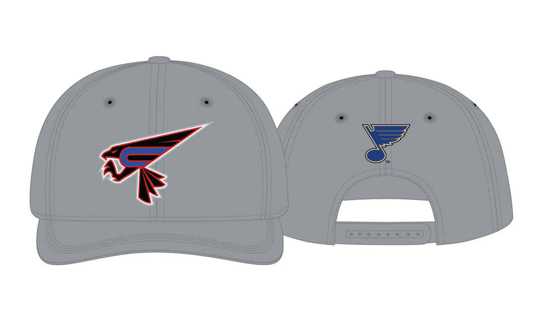 CHESTERFIELD FALCONS - GREY SNAPBACK Program Eagle Promotions   