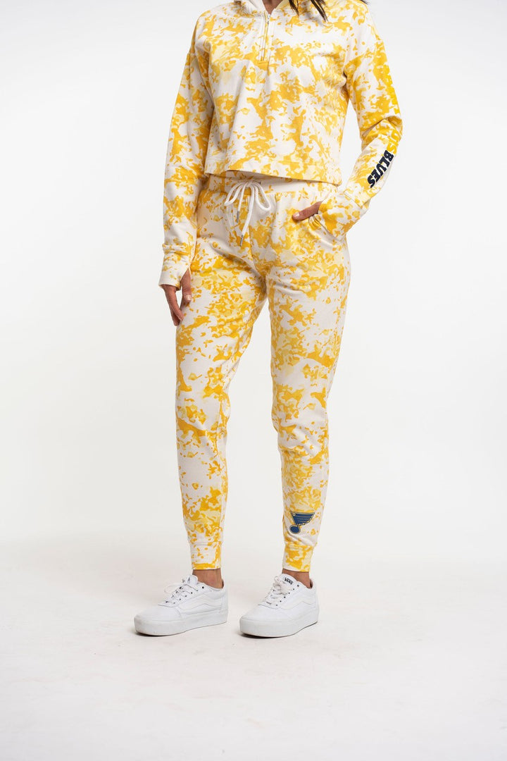 ST. LOUIS BLUES LUSSO MELISSA MARBLE JOGGER PANT Pants Lusso   
