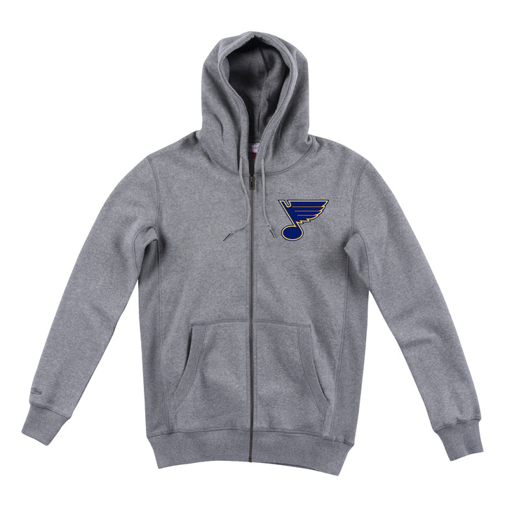 Mitchell & Ness Blues Heavyweight Full Zip Hood