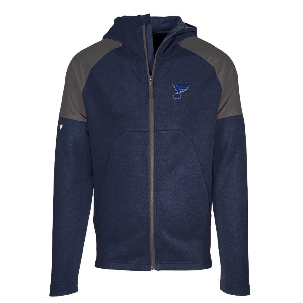 Levelwear Men's Blues Note Riot Full Zip Hood Outerwear Levelwear   