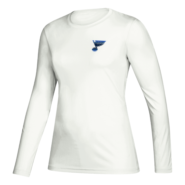 St. Louis Blues Women's Adidas Long Sleeve Repeat Tee