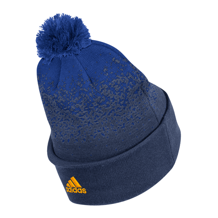 Adidas Blues Note Navy Blue Color Fade Cudded Pom Knit Hat